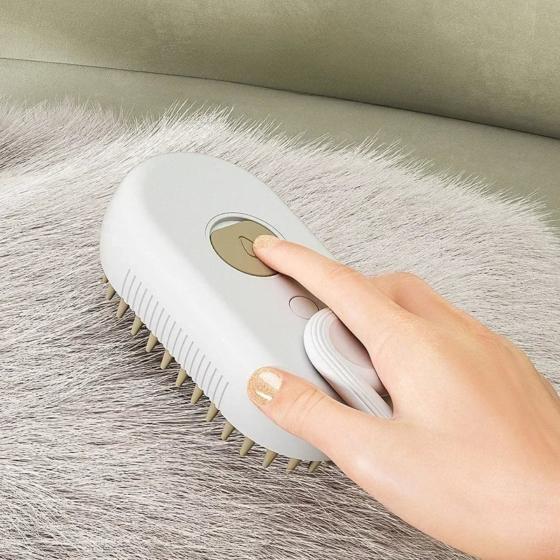 PurrSteam 2-in-1 Gentle Grooming Brush