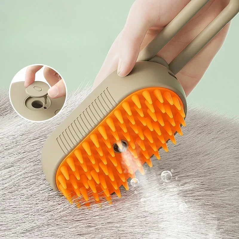 PurrSteam 2-in-1 Gentle Grooming Brush