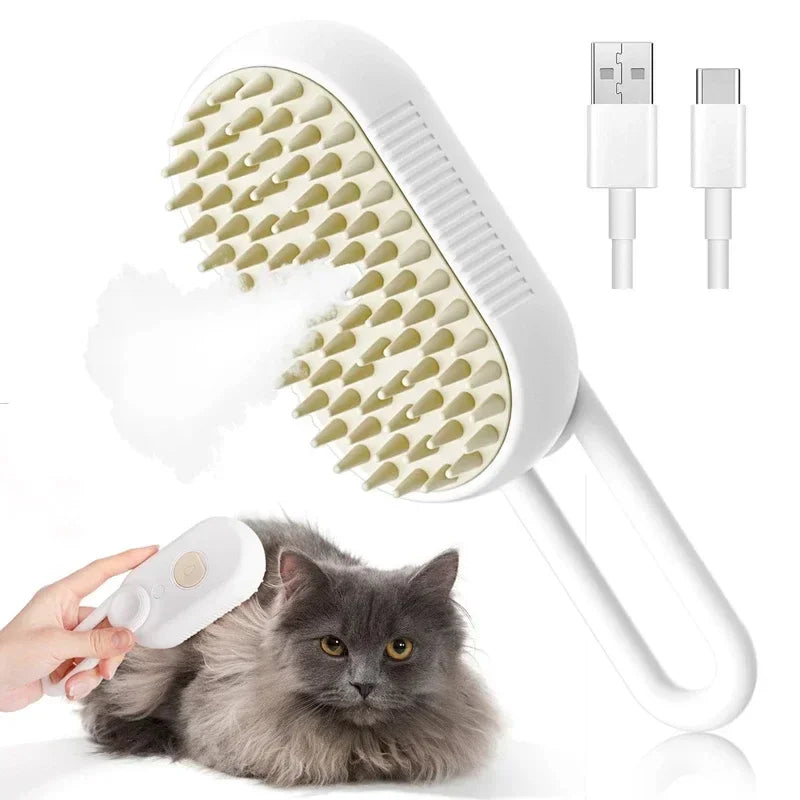 PurrSteam 2-in-1 Gentle Grooming Brush