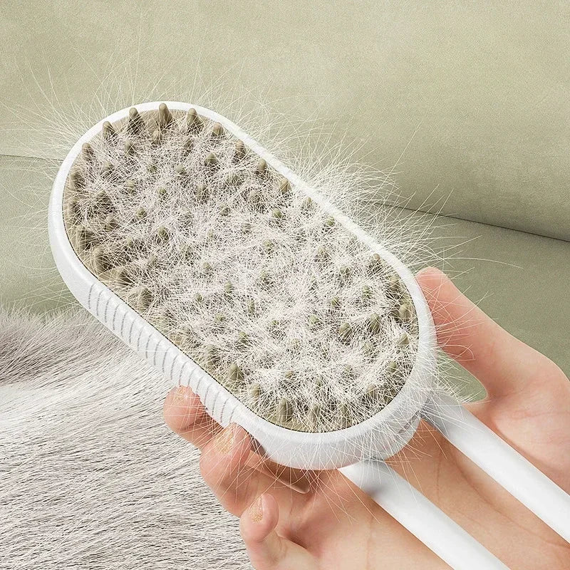 PurrSteam 2-in-1 Gentle Grooming Brush